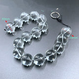 Crystal Glass Pull Beads Anal Plug