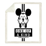 Minnie Mickey Mouse Soft Warm Winter Sherpa Fleece Throw