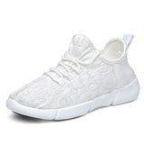 Adult LED Shoes Men Lights Up Sneakers Women USB Charging Colorful Luminous Fiber Optic Sneakers