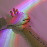 LED Colorful Rainbow Projector Shell Night Light