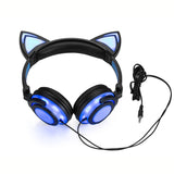 Cat Ear headphones LED  Flashing and Glowing