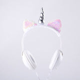 Cute Cat Ear Headphone Unicorns 3.5MM Wired