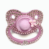 handmade bling green adult pacifier