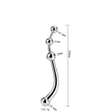 Metal Double Head Prostate  Anal Beads