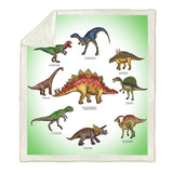 Dinosaur Throw Blanket For Bed Sofa