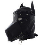 Leather hood leather dog