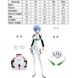ROLECOS Anime EVA Cosplay Costume Ayanami Rei