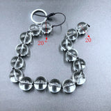 Crystal Glass Pull Beads Anal Plug