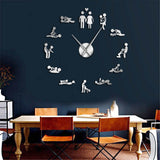 Kama Sutra DIY Decorative Giant Mute Wall Clock