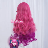Spirit Blossom Ahri Cosplay ong Curly Wave Wig