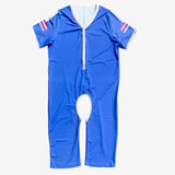 Adult Onesie Diaper Boy ABDL Romper Open Crotch