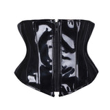 Sexy PVC Lingerie Black Body Shaper Waist Trainer Corset