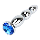 Jeweled Beaded Anal Plugs