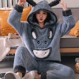 Adult Animal Pajamas Set