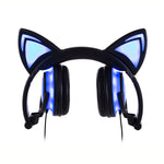 Cat Ear headphones LED  Flashing and Glowing