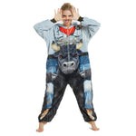 Adult One Piece Hooded Unisex Animal Pajamas