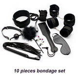 Erotic 10 Piece Bondage S&M Set (AMAZING DEAL!)