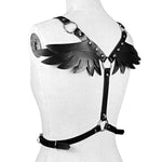 Sexy  Wings Leather Harness Straps Bra Body Belts Waist To Leg Bondage Cage