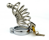 Male chastity device  beaded lock