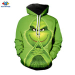 North Adult Face 3D Print Hoodie Men Women Sweatshirt