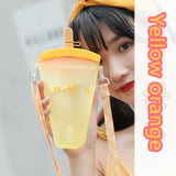 cute water bottle, fruit boasted  drinking cup,