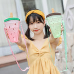 cute water bottle, fruit boasted  drinking cup,