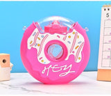 Kawaii Cup Donut Ice Cream Water Bottle with Straw