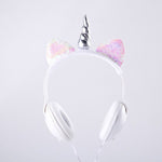Cute Cat Ear Headphone Unicorns 3.5MM Wired