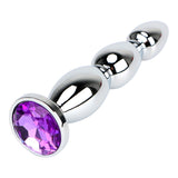 Jeweled Beaded Anal Plugs