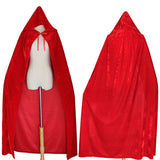 Velvet Hooded Adult Witch Cloak/Hood