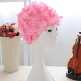 Creative 3D Flowers Waterproof  Swim Cap