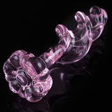 Crystal glass anal plug