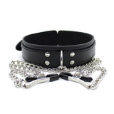 Sexy Neck Cuffs Nipple Clip Sex Toys