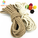 2 colors Jute Twine rope 6mm*9yard Natural twine