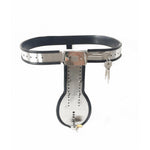 Stainless Steel Chastity Belt Male Chastity Lock