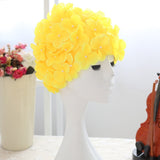 Creative 3D Flowers Waterproof  Swim Cap