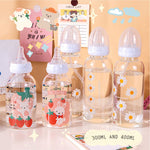 Adult Pacifier Water Bottle With Straw Lovely Daisy