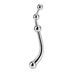 Metal Double Head Prostate  Anal Beads