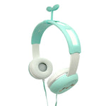 Cartoon 3D Grass Head Headphone 3.5MM Earphones For iPhone Xiaomi PC