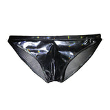 S-XXL Plus Size Mens Underwear Briefs Colorful Dazzling PVC U Convex Pouch Calzoncillo Hombre Jockstrap Couple Set Lingerie Men