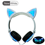 Cat Ear  flashing glowing led light cartoon gaming headset