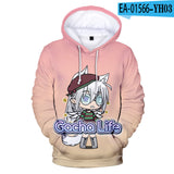 3D  Hooded Sweater Around The Game