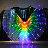 Rainbow Color Alas Angle Led Wings