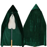 Velvet Hooded Adult Witch Cloak/Hood