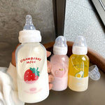 Glass Adult Straw  Baby Bottle