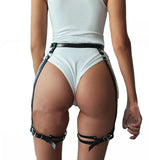 Belt And Leg Loops In One New Chain Garter Belt