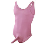 Sissy men underwear sleeve Pouch penis Bodysuit  shaper