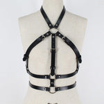 Chest Harness Belt Woman Leather  Sex Garter Fetish Wear Suspenders