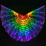 Rainbow Color Alas Angle Led Wings