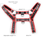 Men's Red & Black Harness